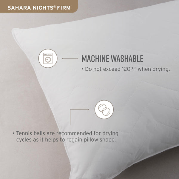 Queen Size Bed Pillow – Medium Firm, Microfiber Fill