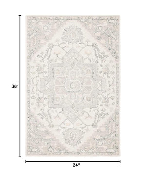 Micro-Loop Wool Accent Rug 2' x 3'