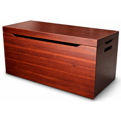 Solid Wood Storage Chest with Lid