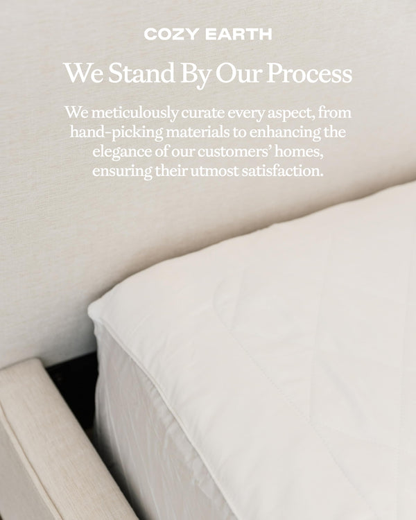 Bamboo Cooling Mattress Topper with Elastic Hem