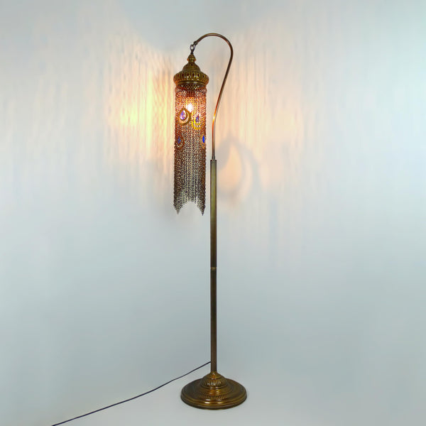 Boho Turkish Floor Lamp – Tall Moroccan Standing Lamp