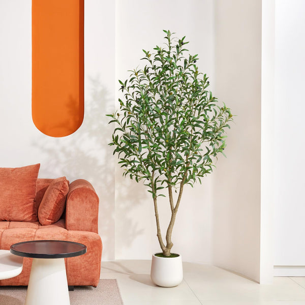 Artificial Olive Tree – Potted Faux Indoor Plant