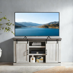 Modern Farmhouse Wood TV Stand for TVs up to 65 Inch