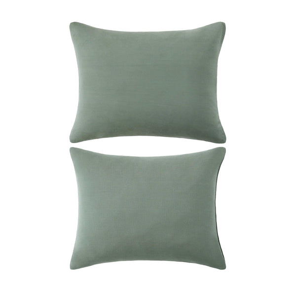 Cotton Gauze Comforter Set with Pillowcases – Paradiso Green