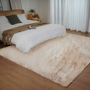 Faux Fur Area Rug 4x6 – Fluffy Shag Carpet for Bedroom & Living Room