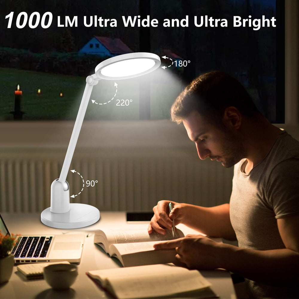 LED Desk Lamp with Dimming & Timer