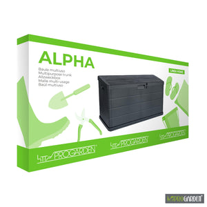 340L Polypropylene Garden Storage Trunk – Anthracite