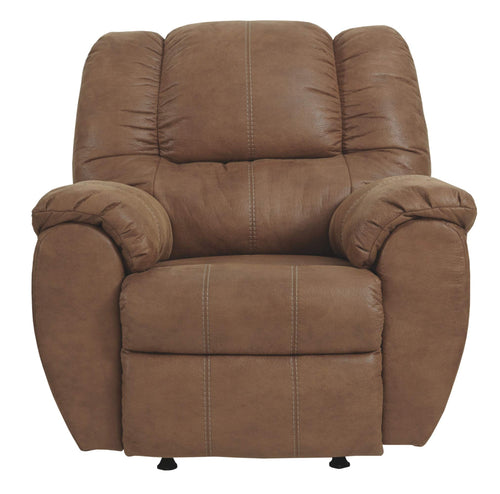 Faux Leather Manual Rocker Recliner