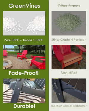 HDPE Adirondack Rocking Chair – Outdoor Porch Rocker