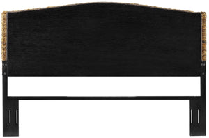 Handwoven Banana Leaf Arched Bed Headboard