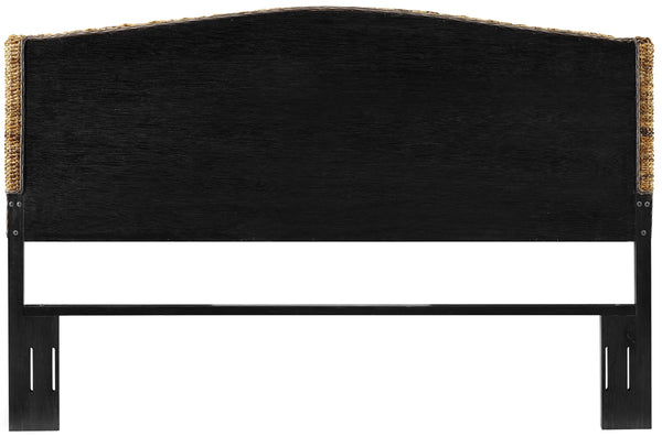 Handwoven Banana Leaf Arched Bed Headboard