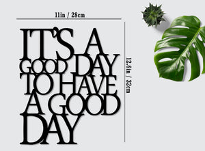 Motivational Metal Wall Art Sign