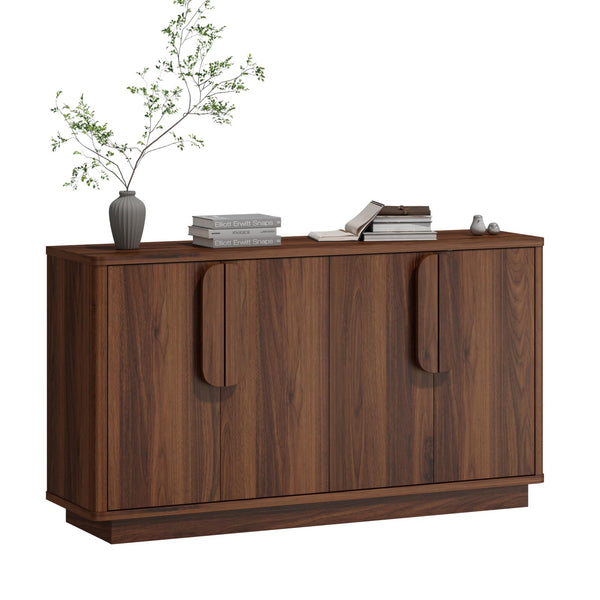 57-Inch Sideboard Buffet Cabinet with Adjustable Shelves