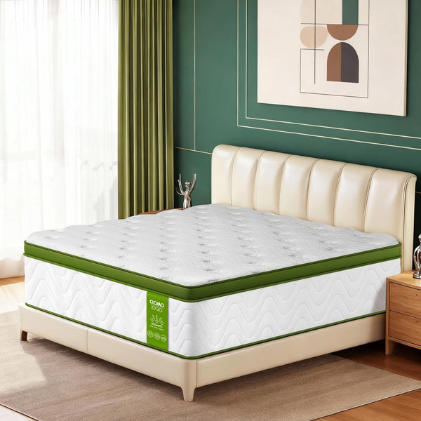 Twin Gel Hybrid Mattress – 10 Inch Euro Top, Pocket Springs, Medium Firm