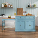 Extendable Kitchen Island Cart with Storage, Drawers & Power Outlet