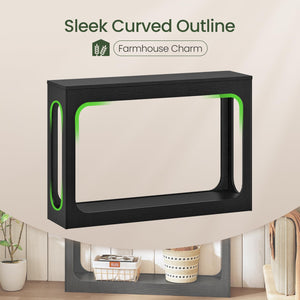 47.2" 2-Tier Console Table with Storage