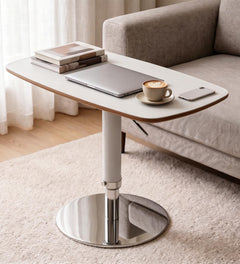 Adjustable Height 360° Swivel TV Tray Table