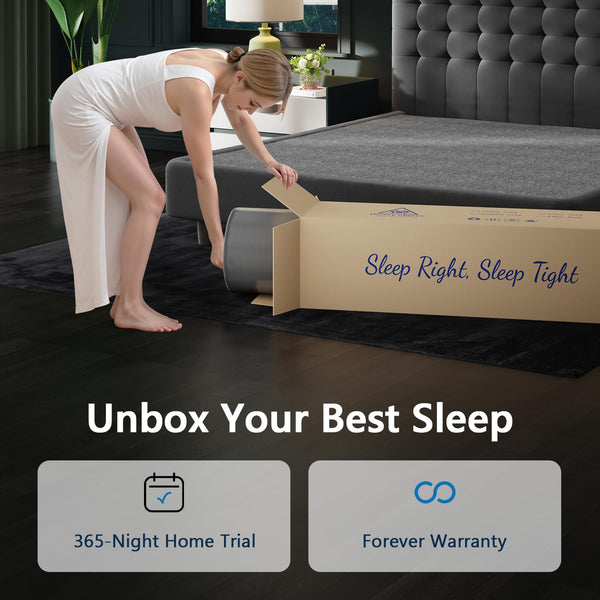 14 Inch California King Hybrid Mattress in a Box