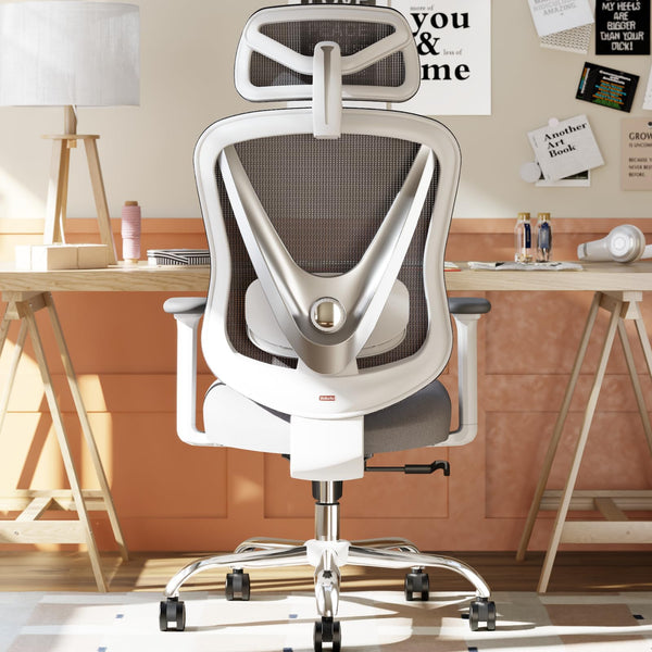 Ergonomic Mesh Office Chair with 3D Lumbar Support & Adjustable Armrests