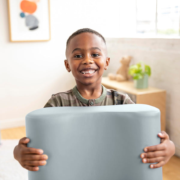 Toddler Modular Foam Stool Set – Flexible Seating, 2-Pack
