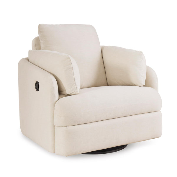 Swivel Glider Rocker Recliner with Hidden Storage – Beige