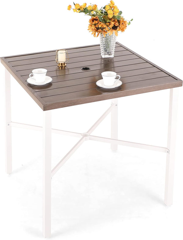 Outdoor Metal Patio Bar Table – Counter Height