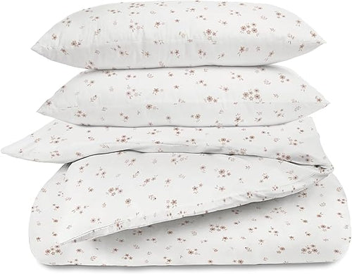 Kids Organic Cotton Duvet Cover Set – Reversible, Soft & Breathable