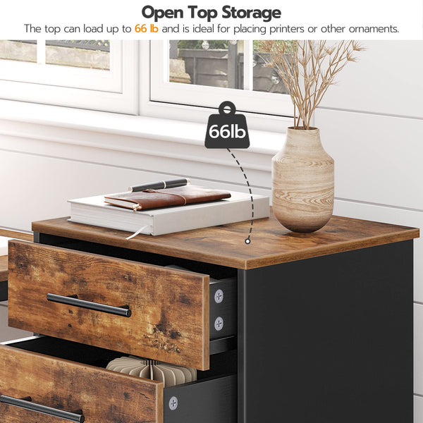 7-Drawer Mobile File Cabinet