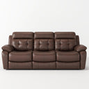 Manual Reclining Sofa with Drop-Down Table & Wireless Charger