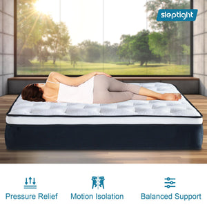12-Inch Pillow Top Hybrid Mattress – Memory Foam & Pocket Spring