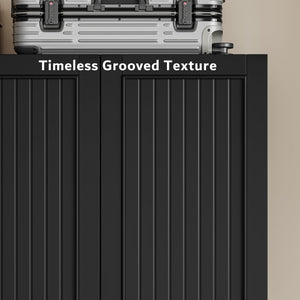 4-Door Wardrobe Closet with Drawers
