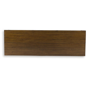 Dark Brown Flip Top Sofa Table with Shelf & Turned Legs