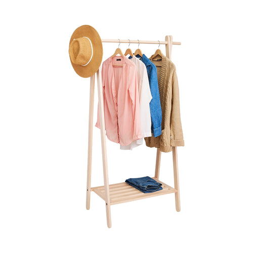 Solid Maple Wood Garment Rack