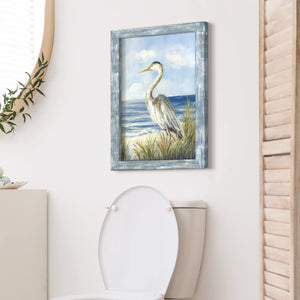 Framed Coastal Seabird Wall Art Print