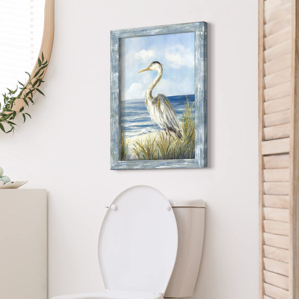 Framed Coastal Seabird Wall Art Print
