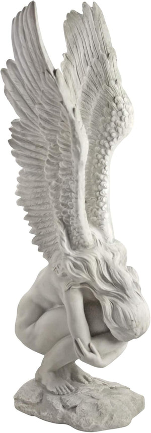 Ascending Angel Garden Statue – Resin Outdoor & Indoor Sculpture