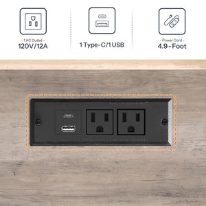 Bar Table with Charging Station