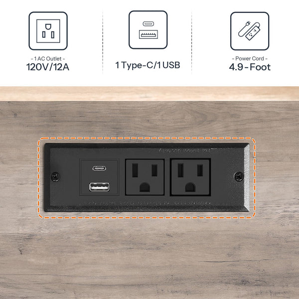 Bar Table with Charging Station