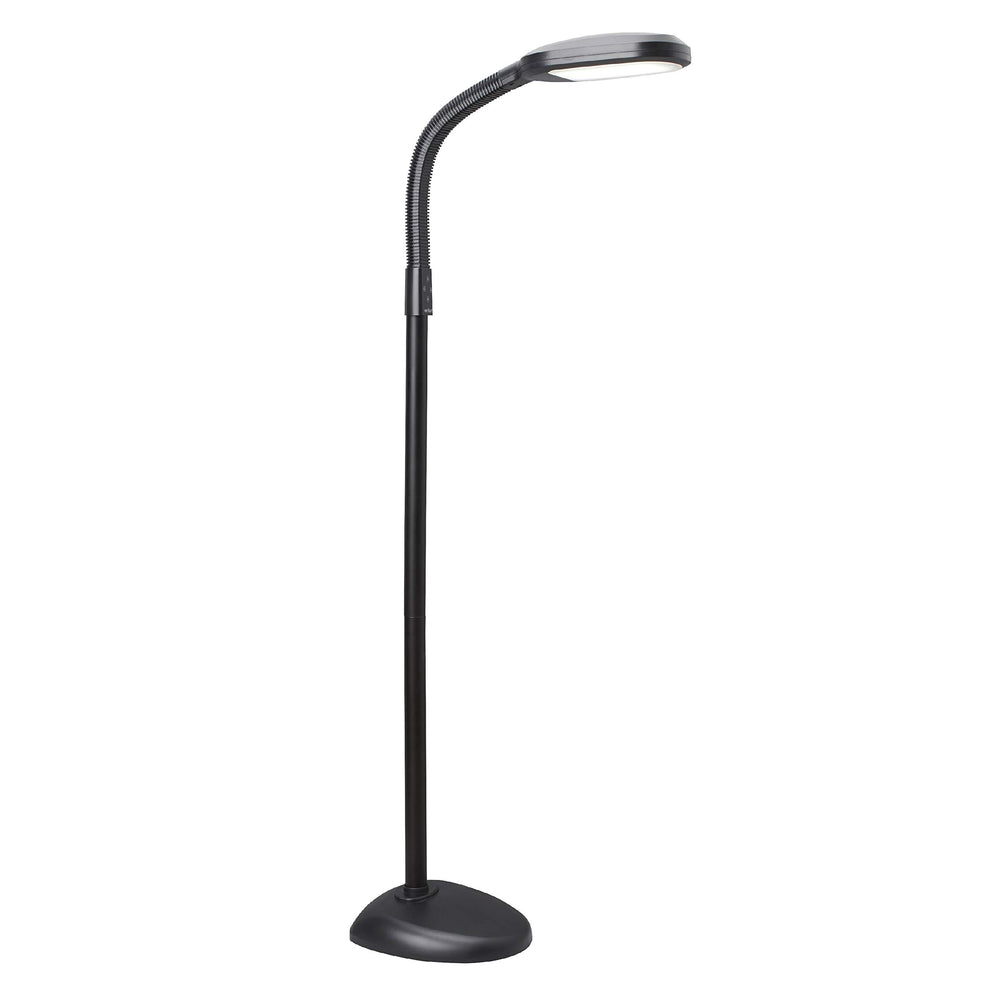 Full Spectrum LED Gooseneck Floor Lamp with Adjustable Brightness