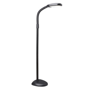 Full Spectrum LED Gooseneck Floor Lamp with Adjustable Brightness