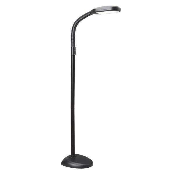 Full Spectrum LED Gooseneck Floor Lamp with Adjustable Brightness