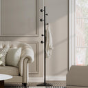 Metal Coat Rack Freestanding with 7 Hooks