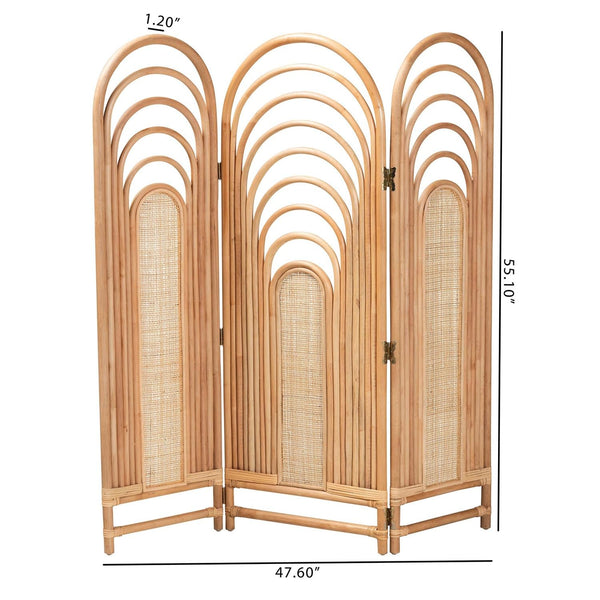 Bohemian Rattan Room Divider – Queen Headboard Style