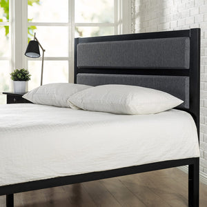 Metal Upholstered Headboard with Foam Padding