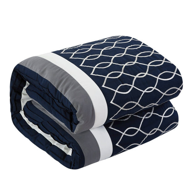 24-Piece Comforter Set – Blue