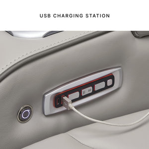 Power Reclining Loveseat with Console, LED Lights & USB Charging