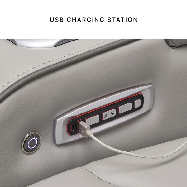 Power Reclining Loveseat with Console, LED Lights & USB Charging
