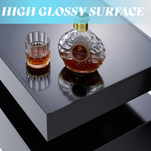LED Coffee Table with Storage