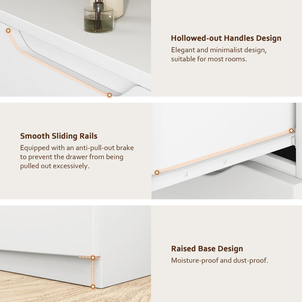 5-Drawer Dresser with Hidden Storage