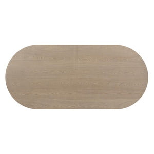 Oval Pedestal Dining Table for 6